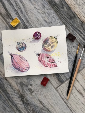 Елочные шарики
