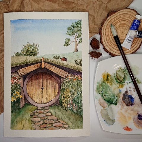 Властелин колец - нора хоббита 